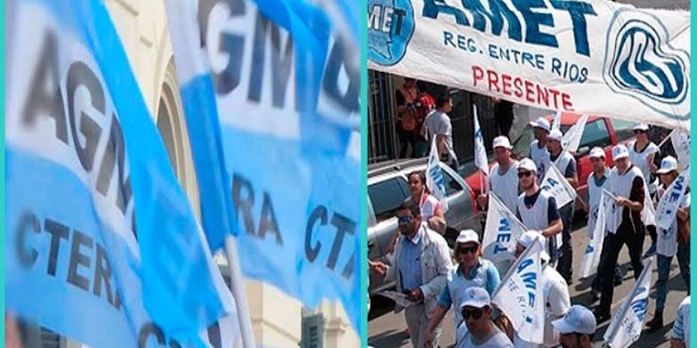 JUEVES Y VIERNES PARO DOCENTE y MOVILIZACI&Oacute;N EN ENTRE RIOS