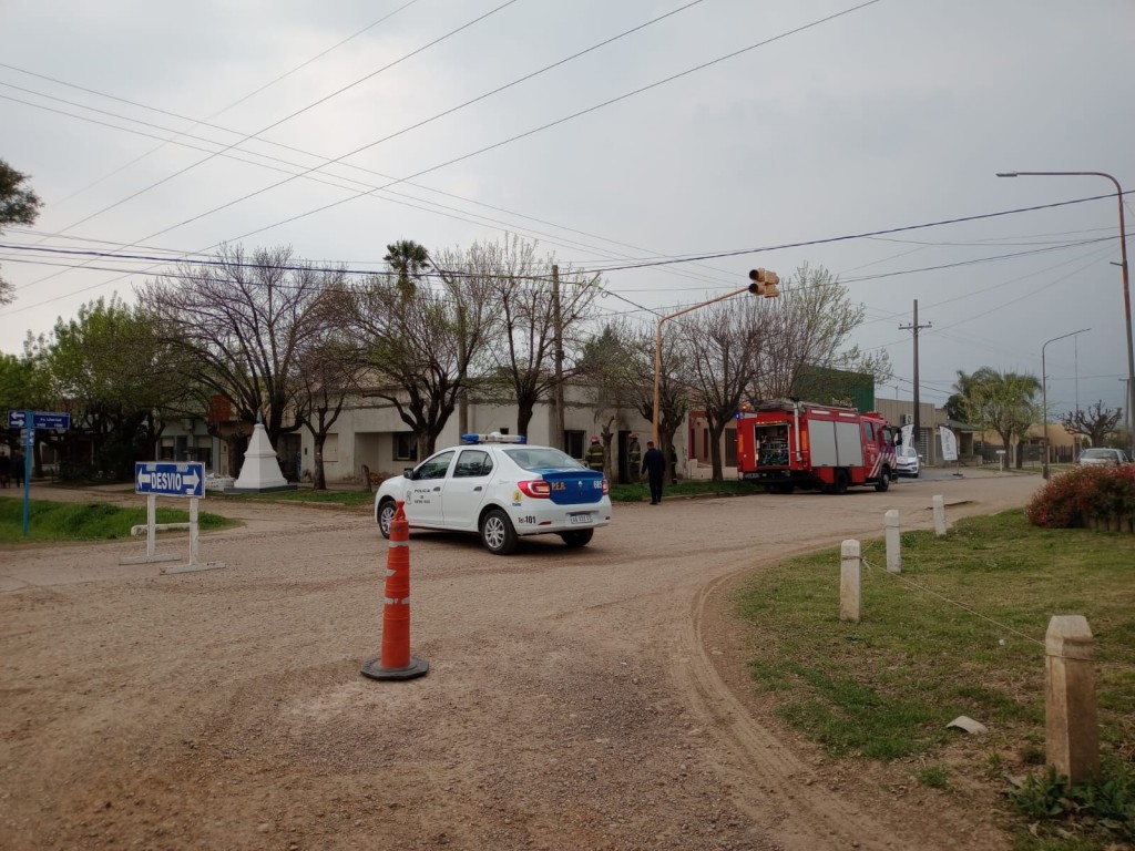 Incendio en una vivienda de Urdinarrain