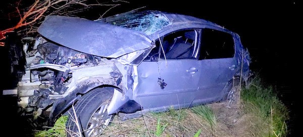 Un joven salvó su vida luego de despitar en Ruta Provincial 20