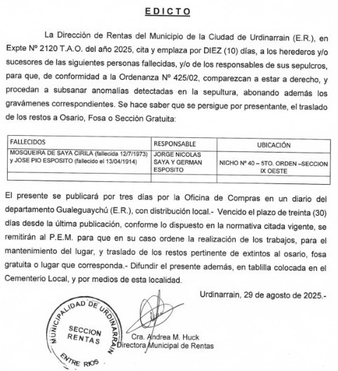 EDICTO