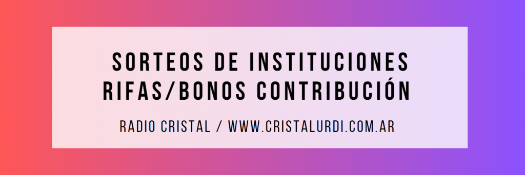 Resultados de Bonos y Rifas de Instituciones - Agosto 2025