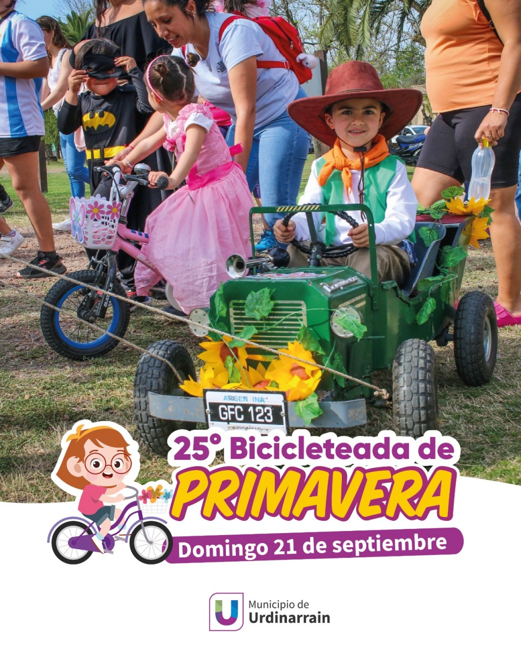 Este Miercoles 17 Comienza la Feria ALAS DE PAPEL y el Domingo LA BICILETEADA DE PRIMAVERA