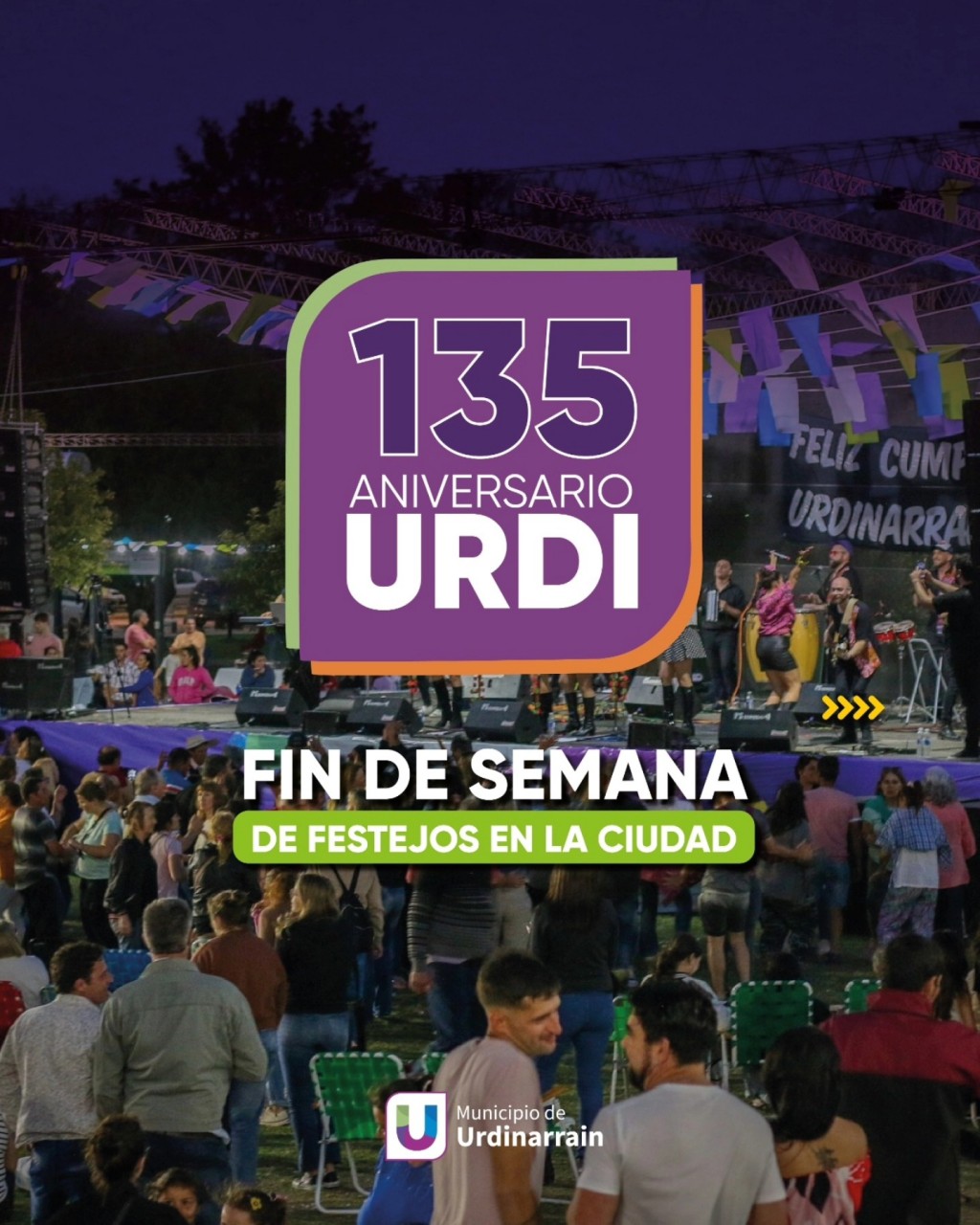 ESTE FIN DE SEMANA URDINARRAIN FESTEJA LOS 135 AÑOS