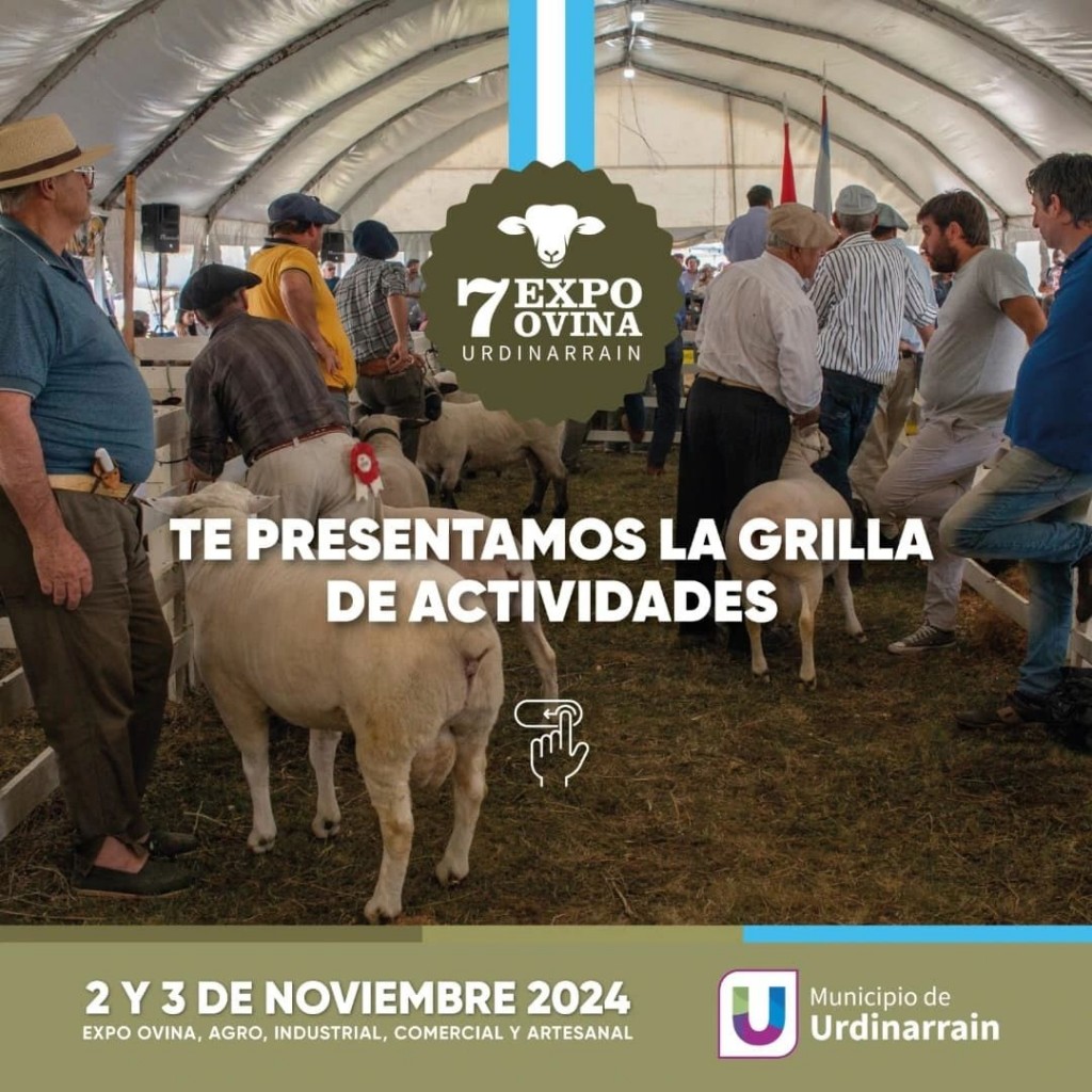 Expo Ovina | Grilla de actividades y espectáculos para la 7º Expo Ovina Urdinarrain