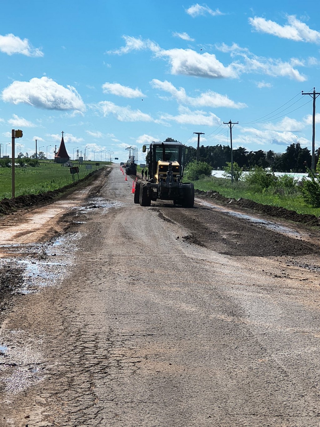Comenzaron los trabajos en el Acceso Este Urdinarrain