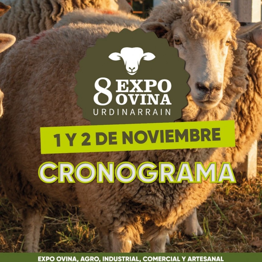 1 y 2 de noviembre | 8° Expo Ovina, Agro, Industrial y Comercial de Urdinarrain