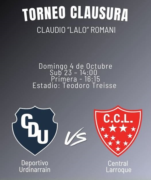 TORNEO CLAUSURA 2026 / 3ra FECHA