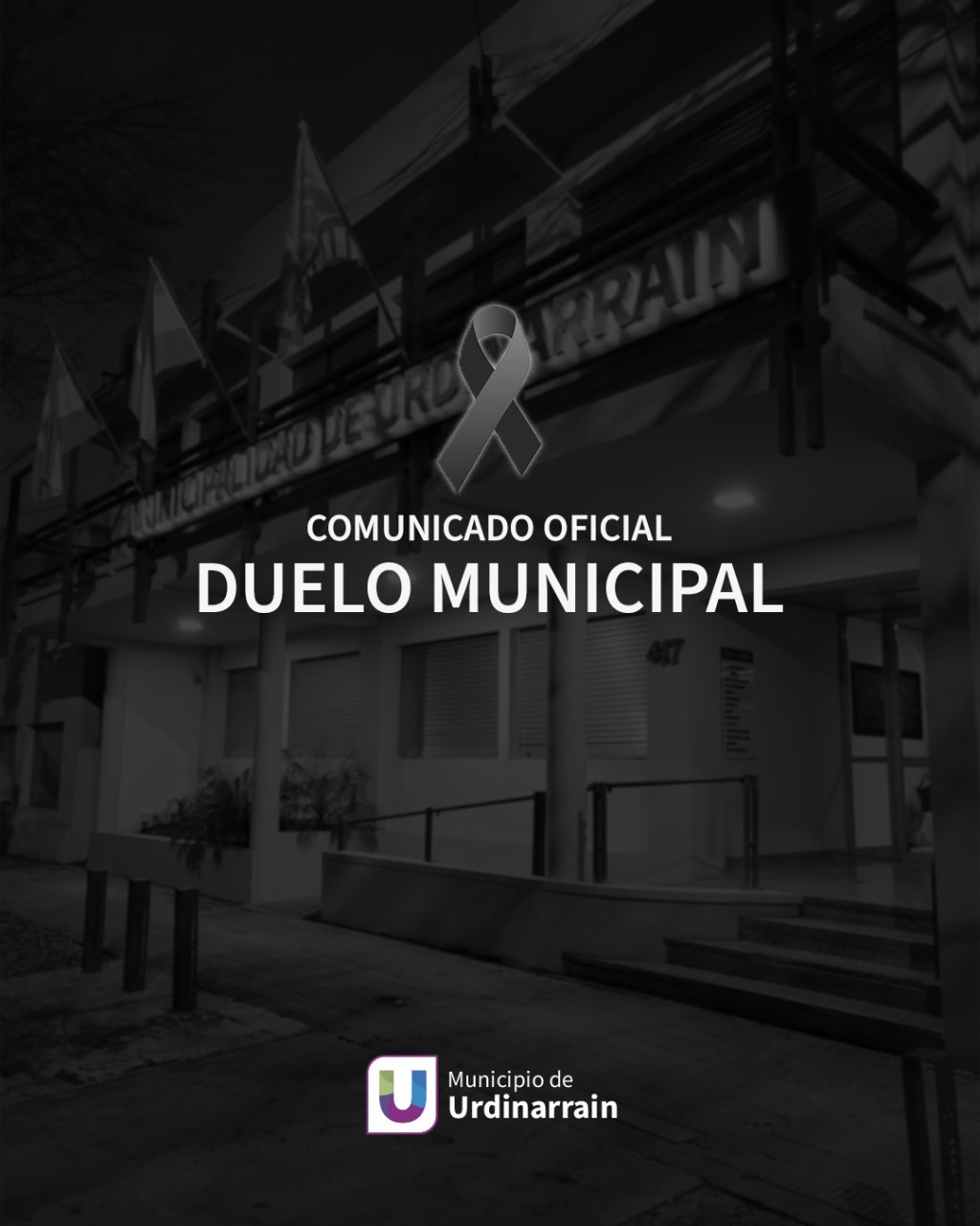 URDINARRAIN: Comunicado Oficial | Duelo Municipal