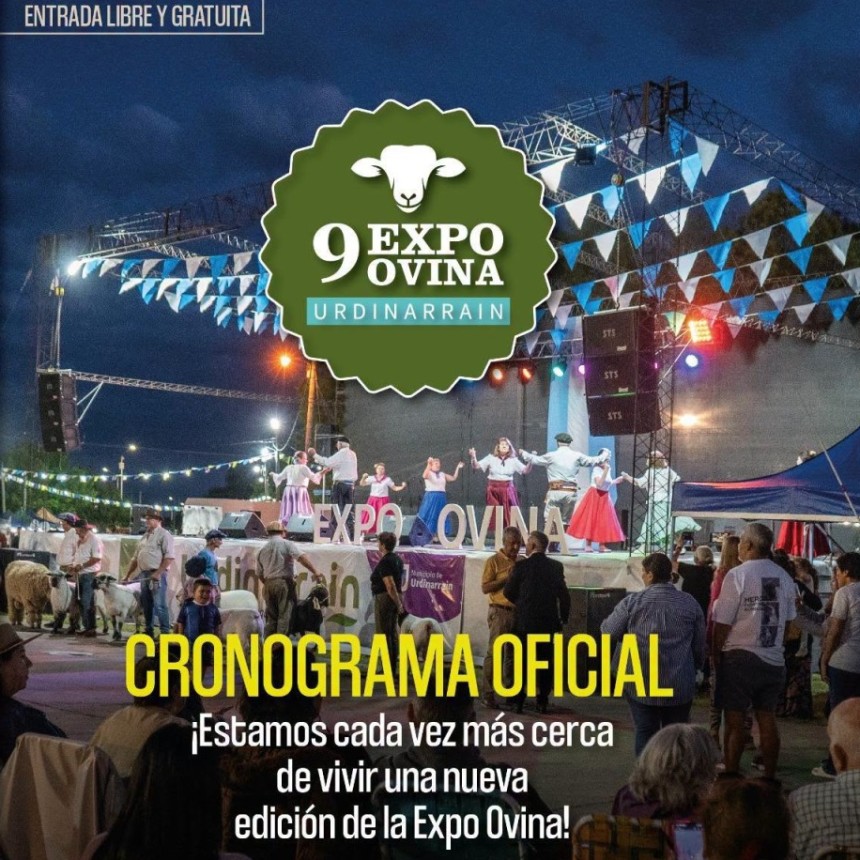 9&ordf; Expo Ovina de Urdinarrain: S&aacute;bado 31 de octubre y Domingo 1 de Noviembre