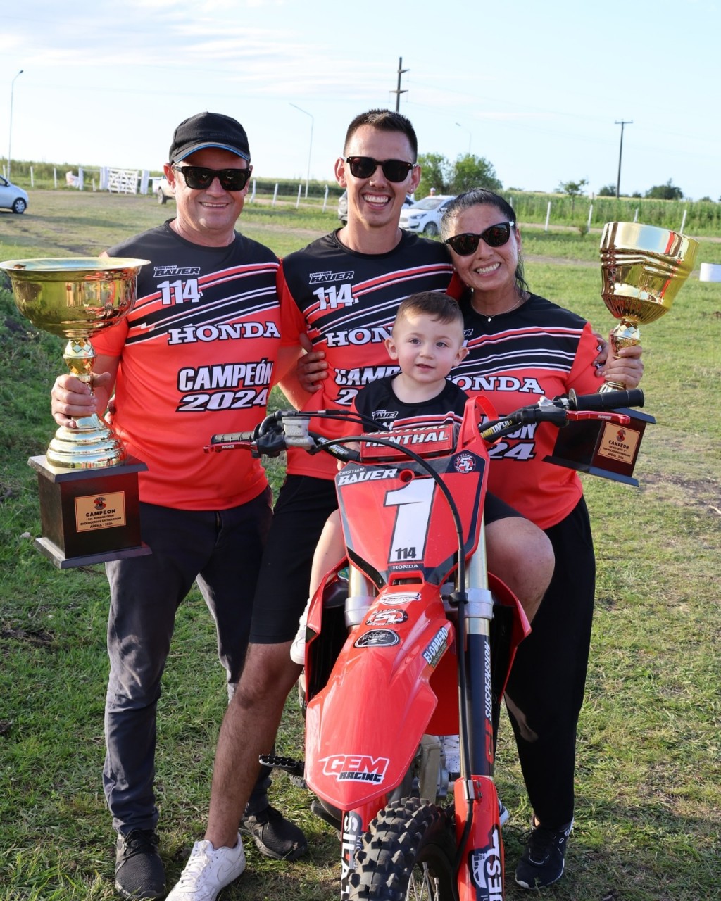 Tricampeón Entrerriano 2024: Cristian Bauer en Enduro Cross Entrerriano