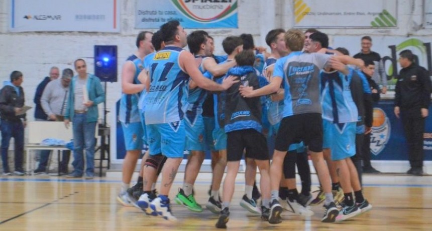 Luciano ganó 76 a 72  y es el primer semifinalista del básquet provincial