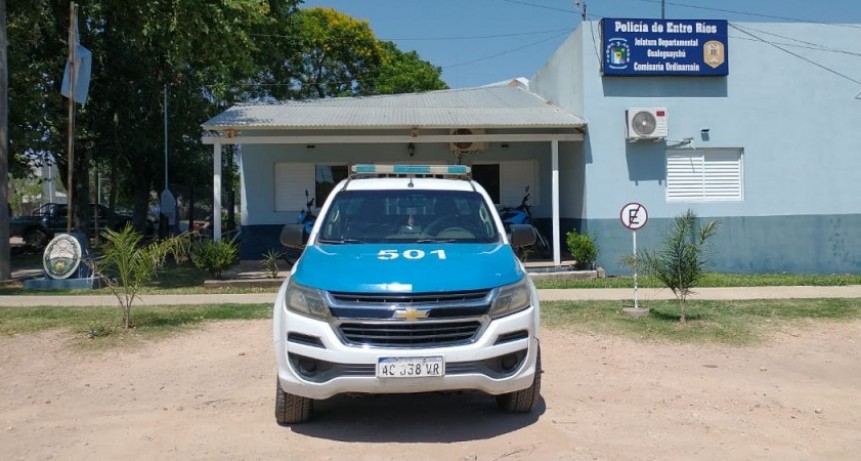 Violento choque en Urdinarrain, con una motociclista internado en Terapia Intensiva