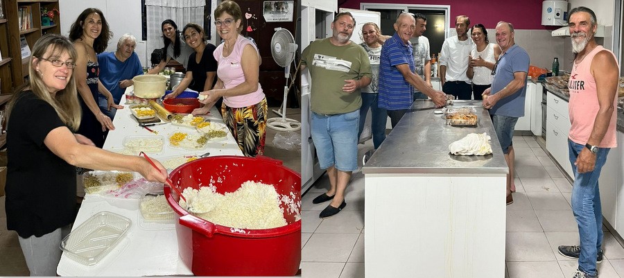 350 personas disfrutaron de una cena solidaria en navidad