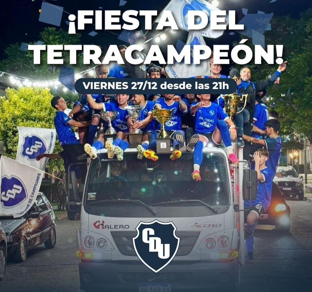 Esta Noche Viernes LA FIESTA DEL TETRA CAMPEÓN